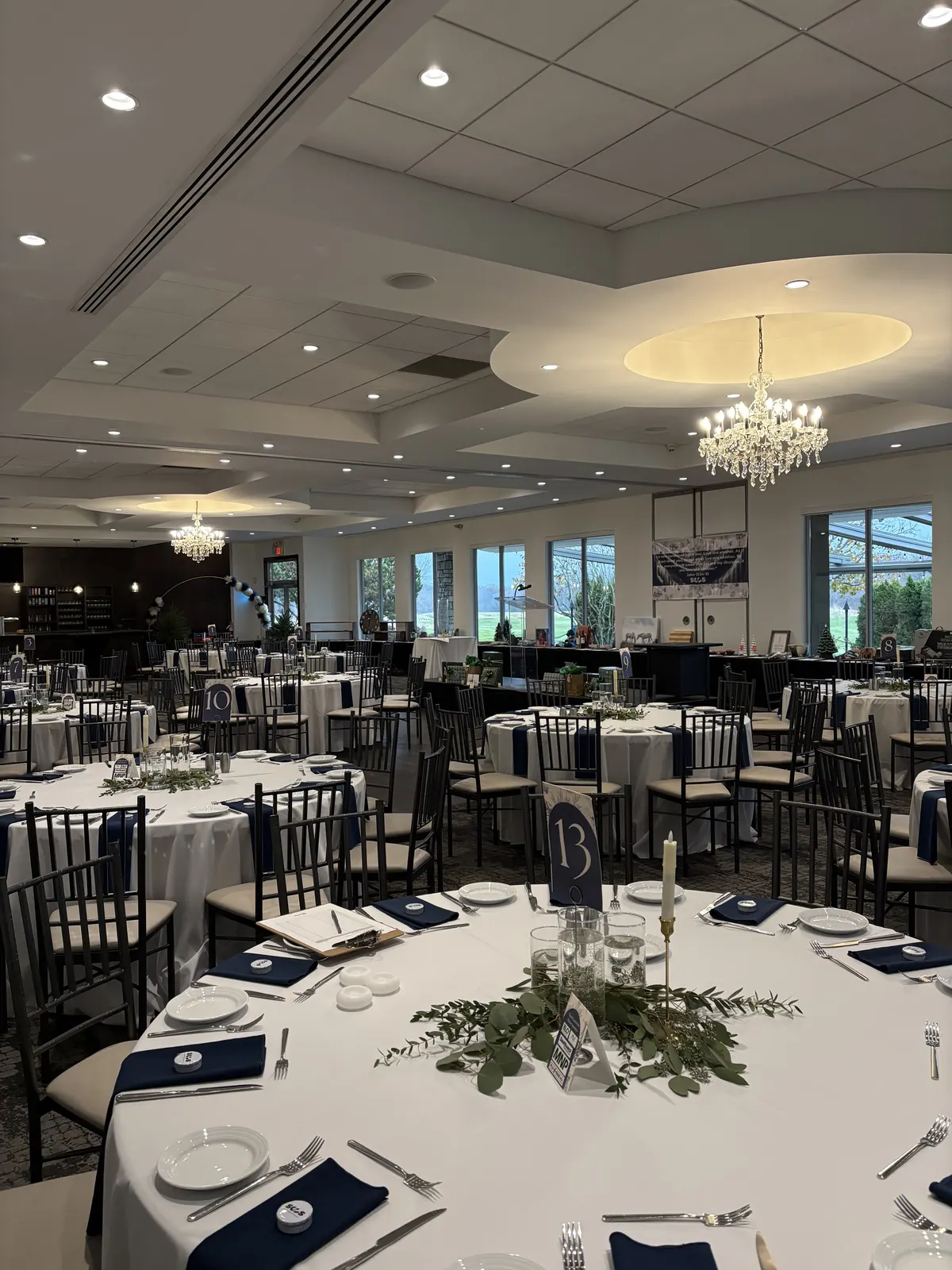 FireRock ballroom arranged for a wedding reception